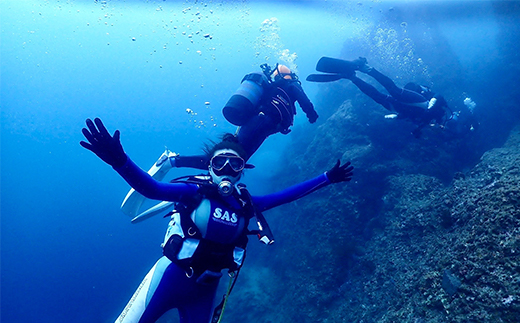 西伊豆安良里2ボートダイビング(フルレンタル器材・昼食込み)