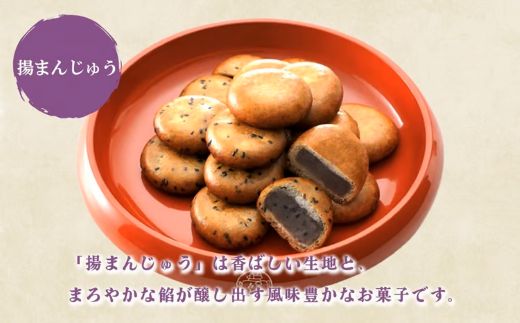 22B1御門屋揚まんじゅう 21個入（季節饅頭入）