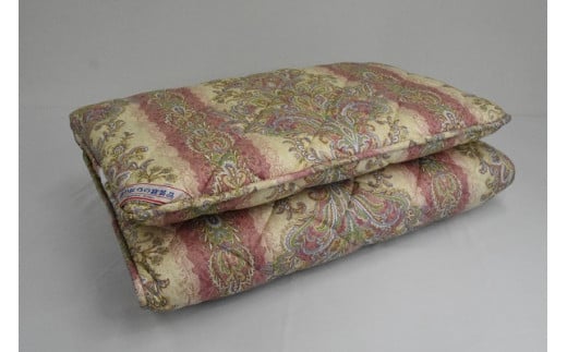 K11羊毛混硬敷ふとん 色ピンク系