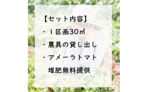 2H7足柄ふれあい公園　体験農園　スタンダード農園プラン（12か月）