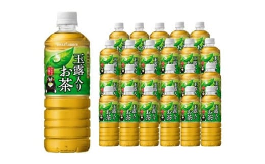 【定期便３か月コース】玉露入りお茶600ｍｌ×24本入【北海道・沖縄・離島　配送不可】×３回