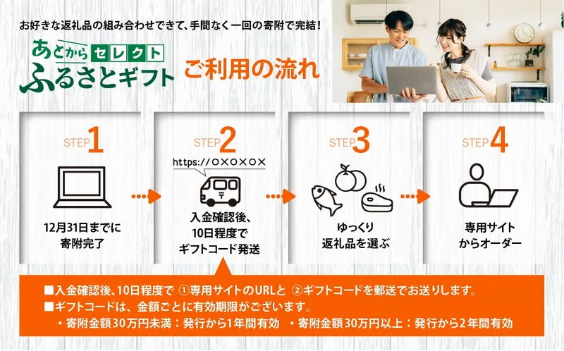 あとからセレクト 【 ふるさとギフト 】 9,000円分