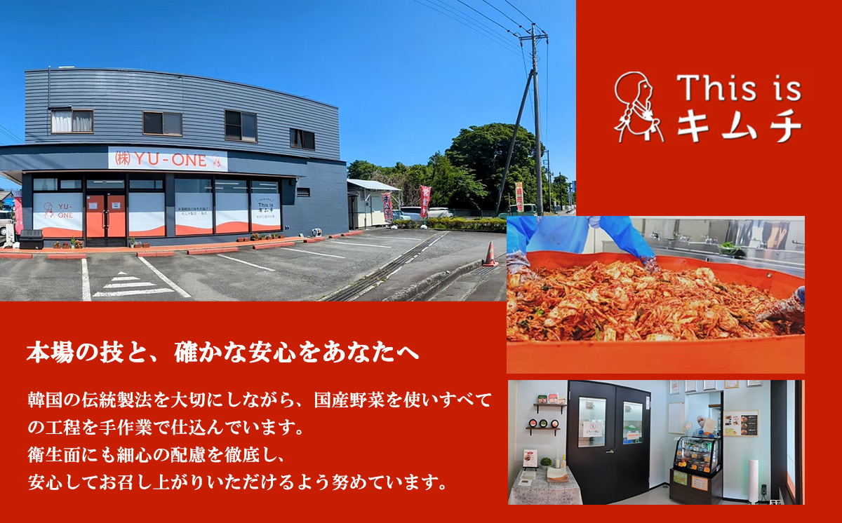 2B3本格絶品キムチ3種セット（ねぎ・白菜・大根）