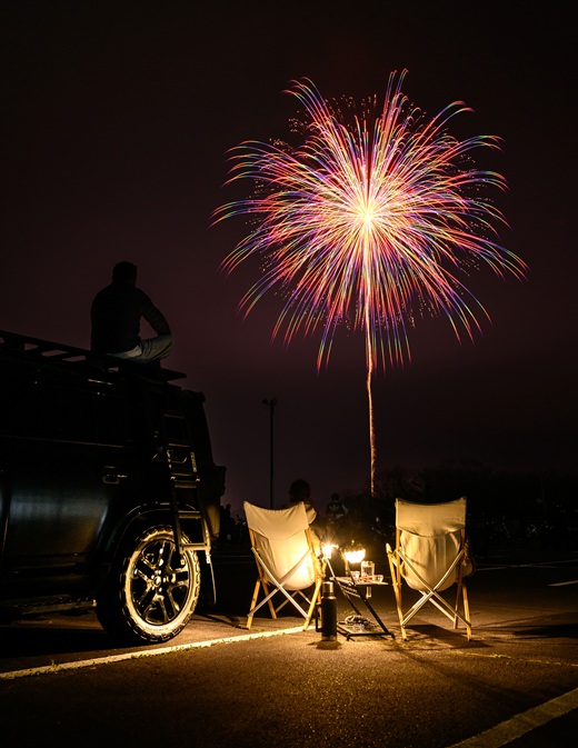 8P1【2026年4月11日（土）開催】「富士山花火 vs スピードウェイ2026」 Cパドック/P18/P19パノラマ観覧エリア（駐車場付き） 1台