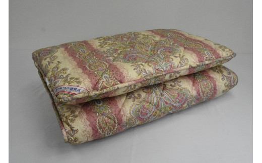 K11羊毛混硬敷ふとん 色ピンク系