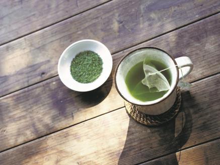 抹茶入り煎茶　紐付きティーバッグ5袋