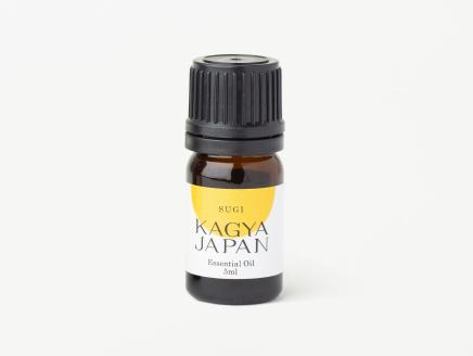 KAGYA JAPAN　エッセンシャルオイル5ml　【SUGI】【HINOKI】【YUZU】3本セット＆KAGYAオリジナル ヒノキのディフューザー