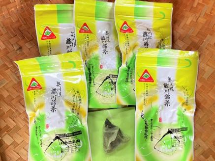 川根本町産川根銘茶　農家ならでは三角網でよく出る本格煎茶ティバック5本（たっぷり100個入）