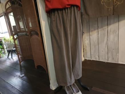 川根茶染　サルエルパンツ