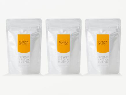 KAGYA JAPAN ORGANIC KAGYA BLEND 【Yuzu and black tea】３本セット