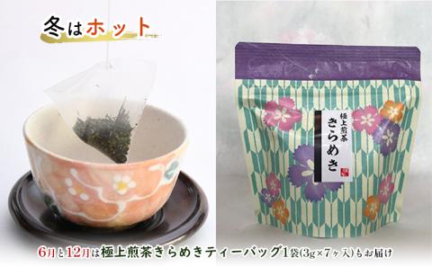 （ティーバッグの定期便B）静岡県森町から2か月に一回ティーバッグをお届け