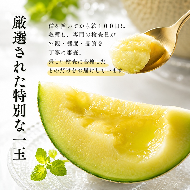 クラウンメロン【並（白等級）】中玉（1.3kg前後）3玉入り 