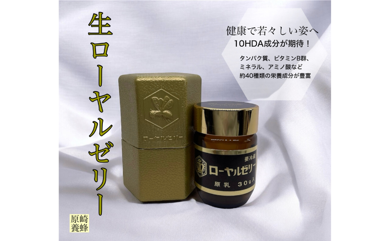 【40種類以上の栄養素】 天然 生 ローヤルゼリー 30g 国産 安心安全 こだわり美容 蜂蜜 はちみつ ハチミツ ハニー