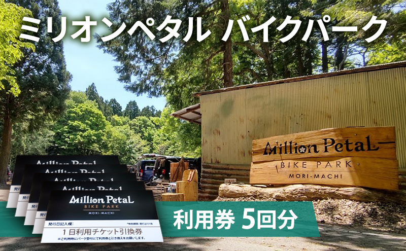 ミリオンペタルバイクパーク 利用券 5回分