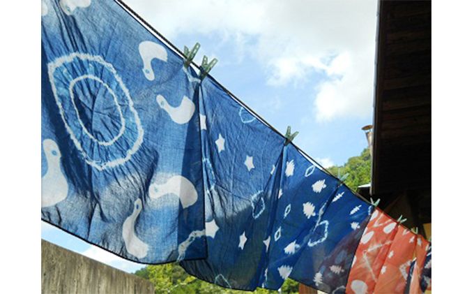 草木染　ハンカチ　ペア体験券