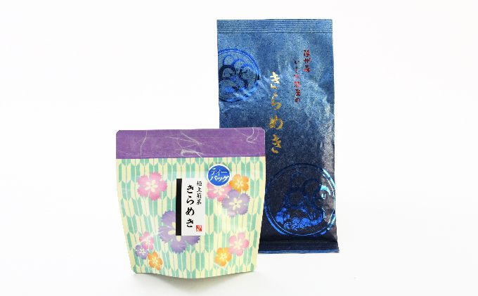 最高級煎茶きらめき３ｇひもつきティーバッグ×４袋