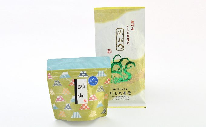 上煎茶深山３ｇひもつきティーバッグ×５袋