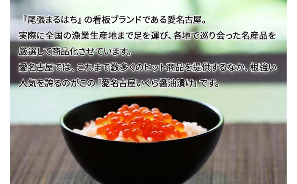 いくら 醤油漬け 500g(250g×2P)  小分け  鱒の卵 化粧箱入り 愛名古屋