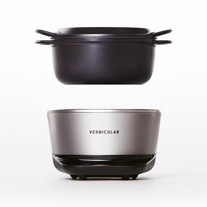 バーミキュラ ライスポット（ソリッドシルバー） | 炊飯器 調理器具 キッチン用品 VERMICULAR 無水調理 低温調理 発酵 鋳物ホーロー鍋 日本製 白米 高級 おしゃれ IH調理器 ギフト プレゼント 人気 おすすめ 送料無料