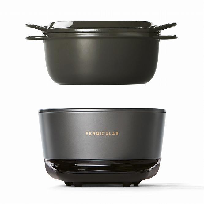 バーミキュラ ライスポット（トリュフグレー）【スマートパッケージ】 | 炊飯器 調理器具 キッチン用品 VERMICULAR 無水調理 低温調理 発酵 鋳物ホーロー鍋 日本製 白米 高級 おしゃれ IH調理器 ギフト プレゼント 人気 おすすめ 送料無料