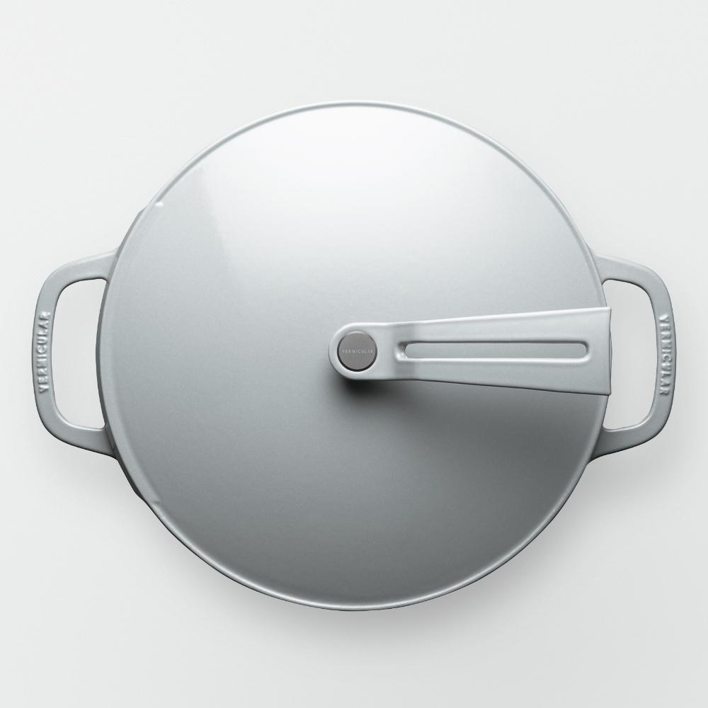 バーミキュラ オーブンポット2 26cm（オイスターグレー） | 鍋 なべ ホーロー鍋 調理器具 キッチン用品 VERMICULAR ガス火 ガス IH IH対応 エナメル加工 高級感 おしゃれ 無水調理 煮込み 蒸し 焼き 長持ち ギフト プレゼント 人気 おすすめ 送料無料