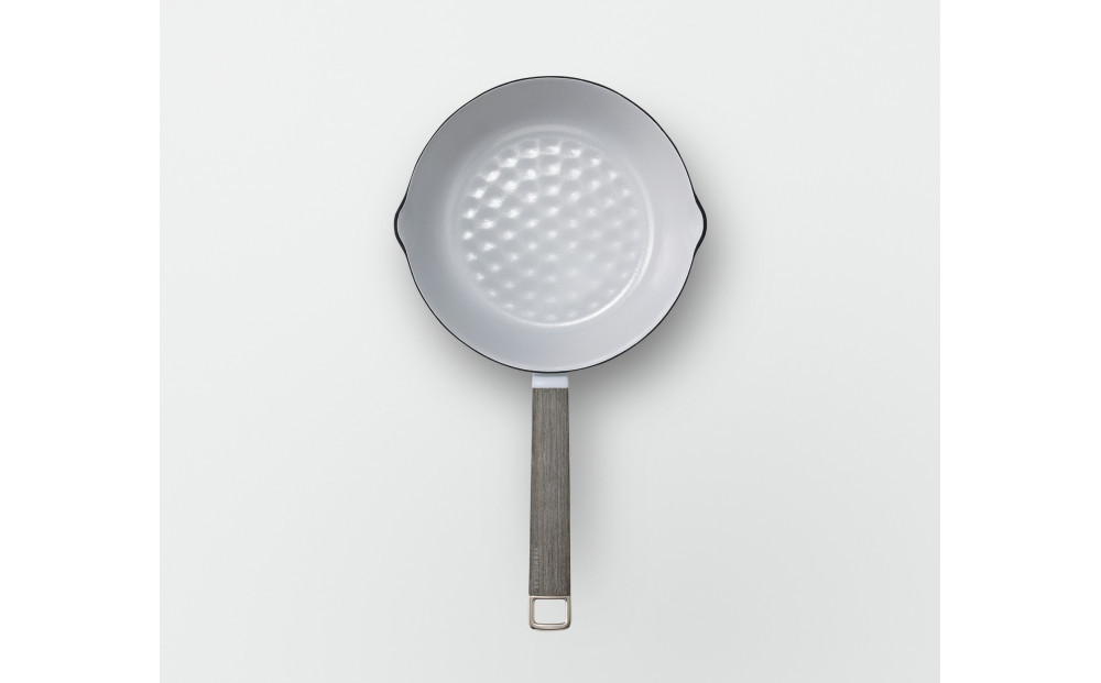 VERMICULAR YUKIHIRA 18cm ＆ドロップリッド＆専用ステンレスリッド（オイスターグレー） | 鍋 なべ 雪平鍋 調理器具 キッチン用品 VERMICULAR 鋳物ホーロー鍋 片手鍋 日本製 ガス火 ガス IH IH対応 和食 煮込み みそ汁 高級 おしゃれ ギフト プレゼント 人気 おすすめ 送料無料