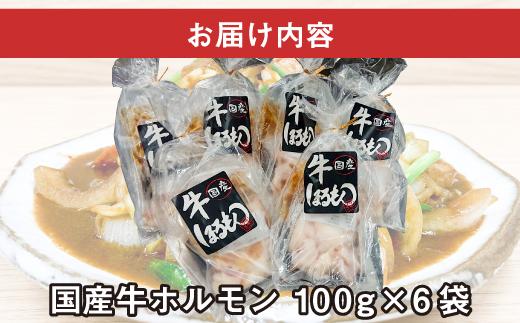 【ビールがすすむ】牛ホルモン（味噌だれ）6パック お肉の旨み弾力  おつまみ