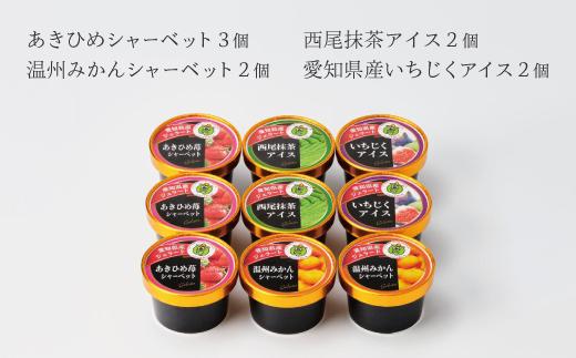 アイス・シャーベット詰合せ９個入ギフトボックス 食べ比べ スイーツ
