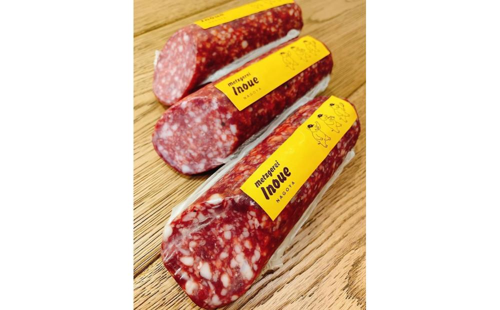 メツゲライ・イノウエ　ドイツサラミ　3人前