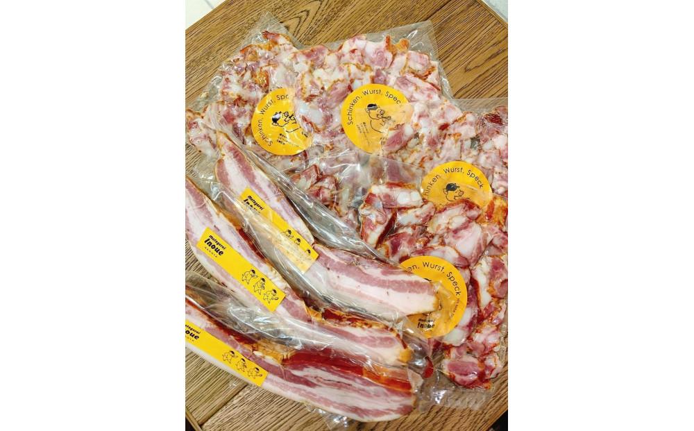 メツゲライ・イノウエ　ベーコン2種　3人前