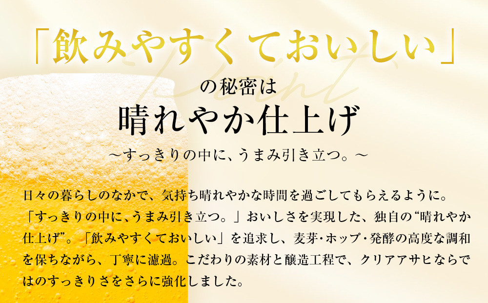 ビール アサヒ クリアアサヒ 350ml 24本 2ケース 　