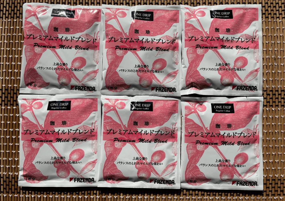 ワンドリップ　プレミアムマイルドブレンド100袋入 | コーヒー ドリップコーヒー ドリップバッグ プレミアムブレンド マイルド風味 大容量 業務用 人気 おすすめ カフェタイム モーニング 香り豊か 深いコク コーヒー豆 焙煎 ギフト 贈答用 送料無料