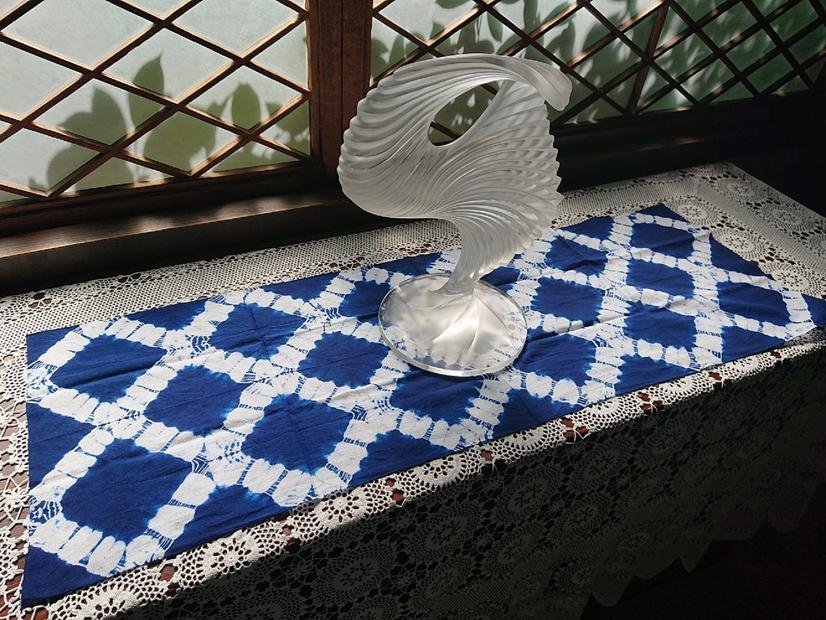 日本遺産選定記念　なまこ壁柄　手ぬぐい