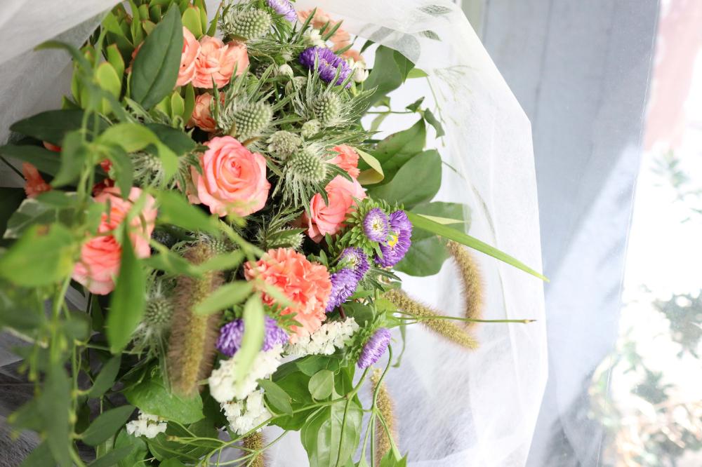 フラワースクール名古屋フラワー学院/レッスンチケット（花束コース初級）３回分～Atelier Moa併設教室～