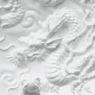 ノリタケ 陶額 レリーフ ”竜”