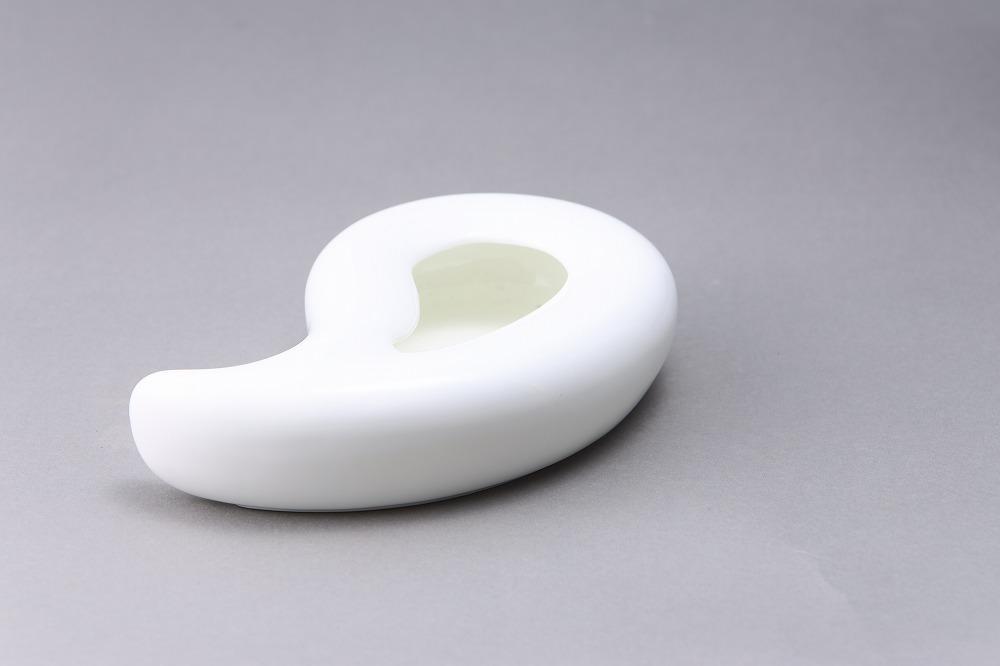 ノリタケの森オリジナル 花生 ペイズリー型　M000　K155