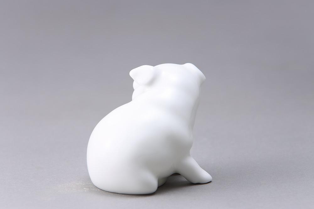 ノリタケの森フィギュア　幸せの子ブタ 座りぶた　M063　K179