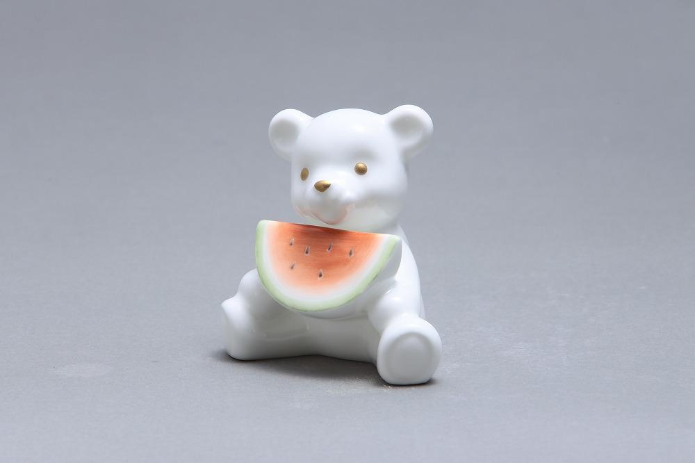 ノリタケの森ベアシリーズ　スイカベア　M035　K085