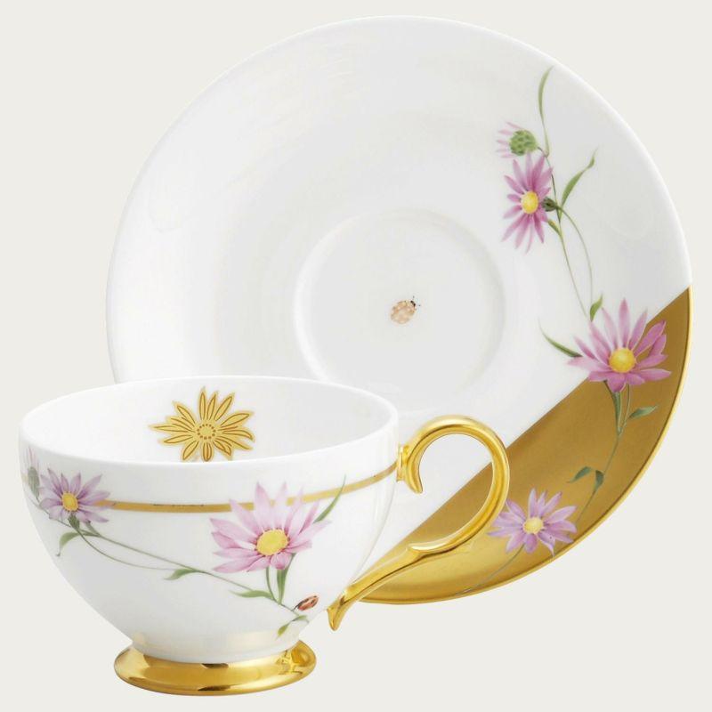 レディバグ　ティー・コーヒー碗皿セット6客　絵変り T772-16/N50787