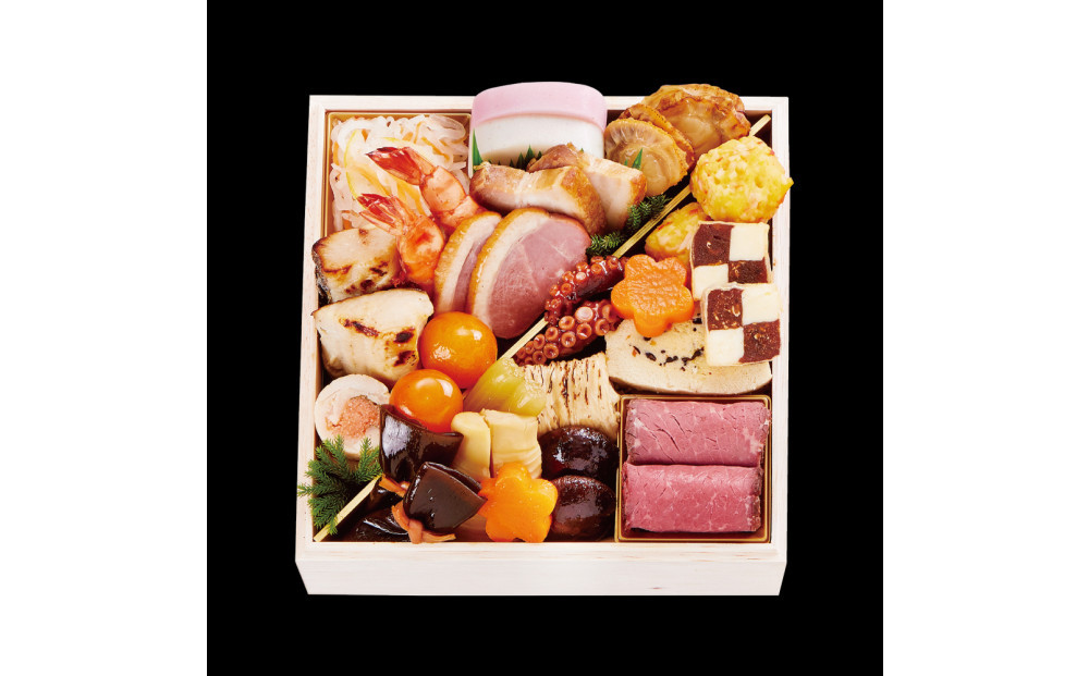 【12/30発送】【大丸・松坂屋厳選おせち　冥利】＜八百彦本店＞和風二段／２人前