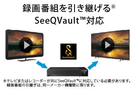 BUFFALO/バッファロー SeeQVault対応 3.5インチ 外付けHDD 6TB/HD-SQS6U3-A