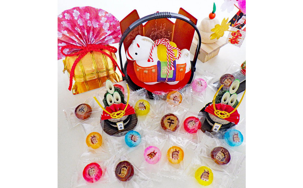 ＼年末感謝祭／金扇　干支飴200個入り×1袋　個包装　6色ミックス 【今だけ特別規格】 | 名古屋市 ふるさと納税 感謝祭 あめ 飴 ドロップ ばらまき 大容量 人気 おすすめ