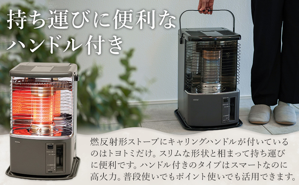【トヨトミ】反射形石油ストーブ「RS-H29(グレー )」8～10畳