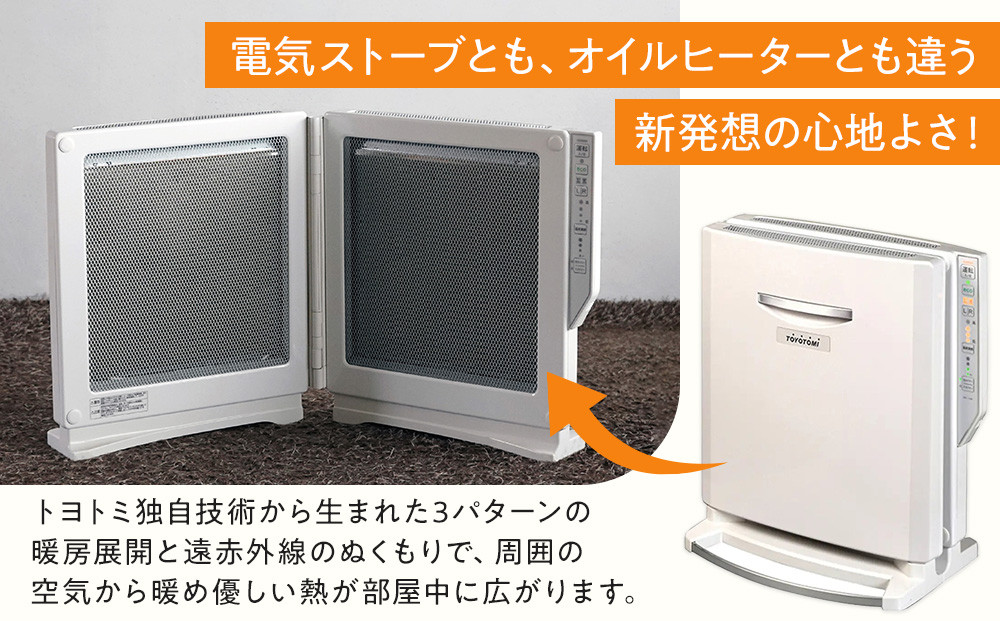 トヨトミ　電気パネルヒーター 「EOHC-12(ホワイト)」