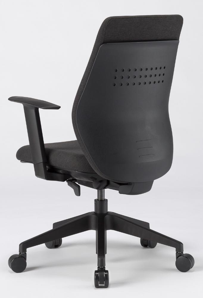 タスクチェア　レクチェ　ハイバック 可動肘付き【NC-R200+NC-B】（２個口発送）◆カラー：ダークグレー◆