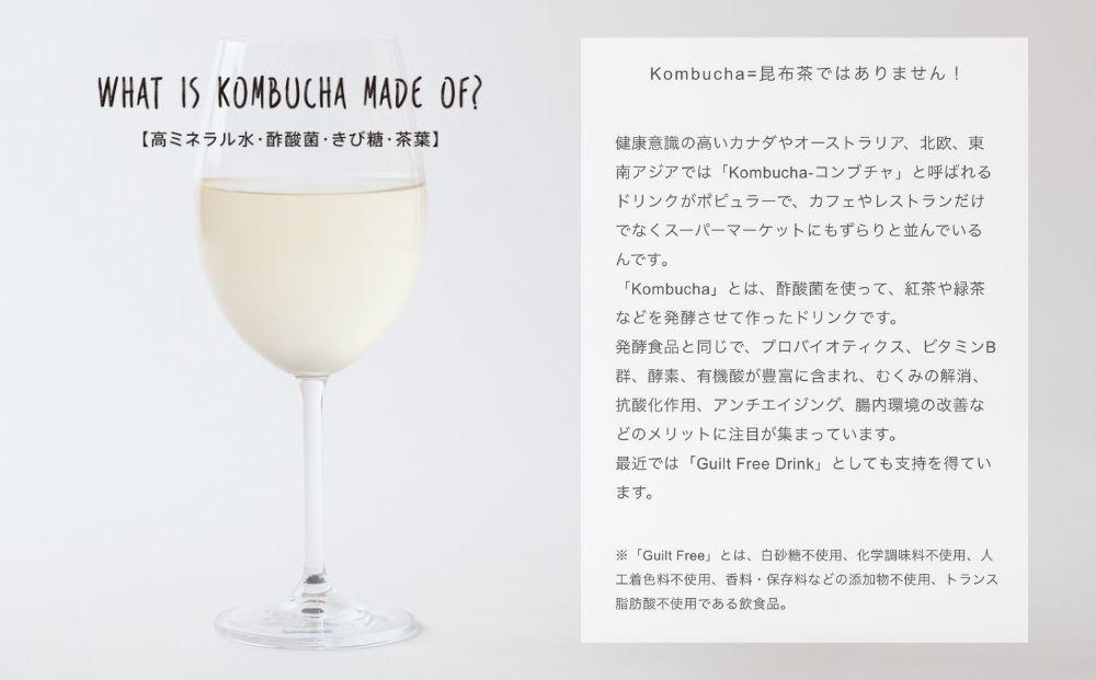 美味しく楽しめる！+KombuchaのKombucha1年定期コース