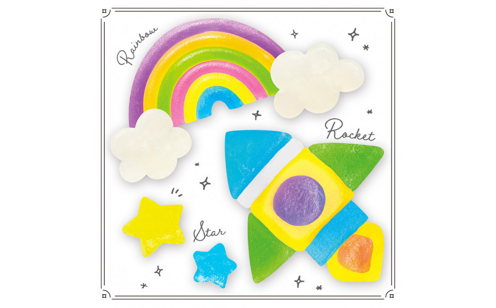 かんてんねんど（クリアキャンディ＆クリアマリン）セット