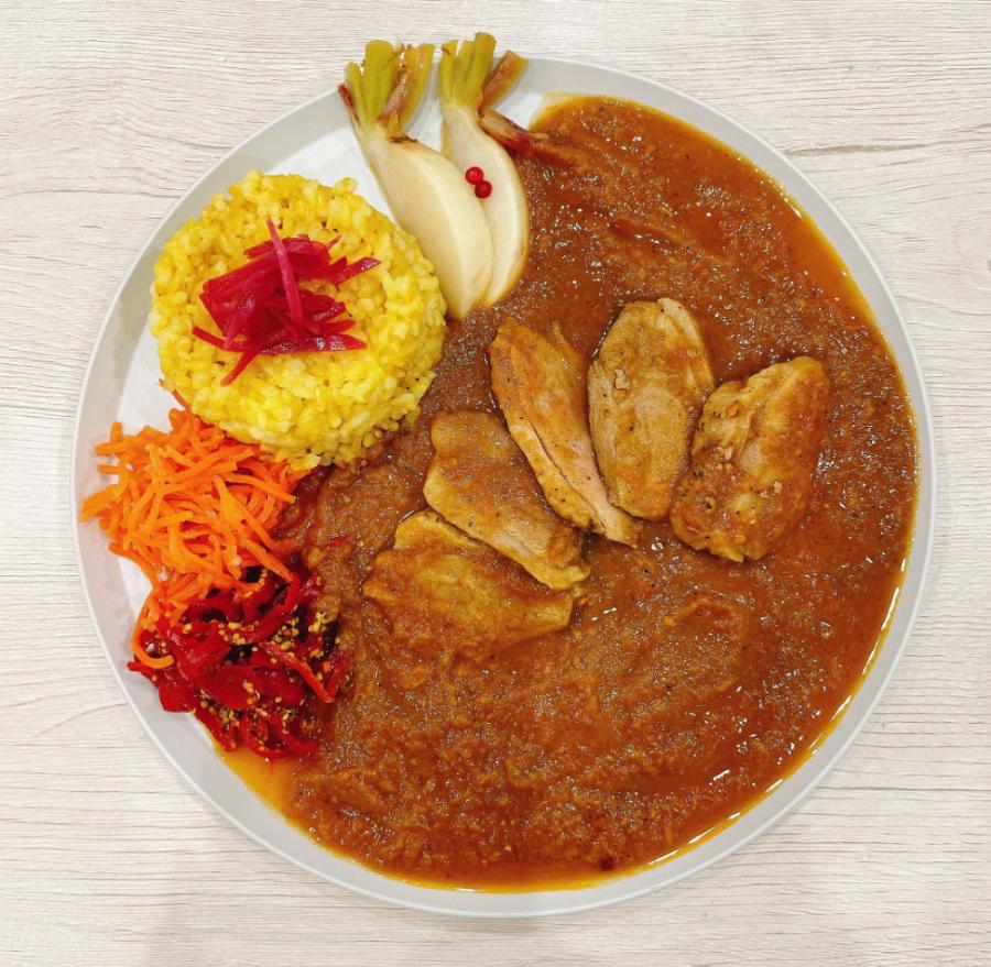 【5点セット】無添加・減塩・グルテンフリーの冷凍スパイスカレー （合鴨のカレー 、牛すじ煮込みカレー 、イエローチキンカレー 、自家製粒マスタードの海老カレー 、黒酢とココナッツミルクのポークカレー）