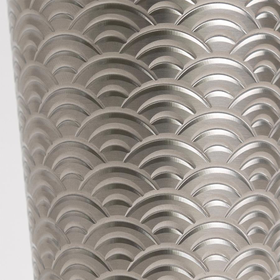 メタル切子タンブラー【青海波】