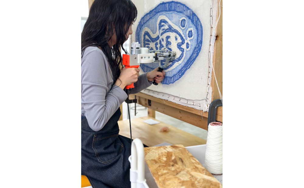 《選べるデザイン 30cm×30cm》タフティング体験【2時間コース】